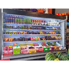 Upright Supermarket Showcase Dairy Display Multi Deck Open Chiller Cooler