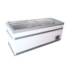 Ultra Freezer For Food Customized Island Chiller Professional Supermarket Equipment
