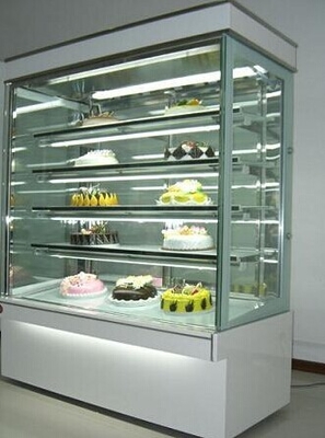 Commercial White Upright Refrigerated